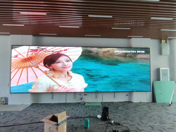 绛县P1.53led小间距屏安装案例